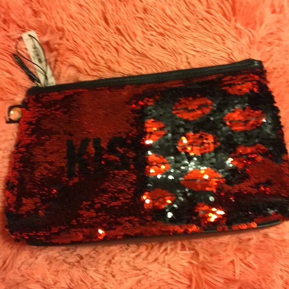Victorias Secret Makeup bag sequin designs - Picture 3 of 5